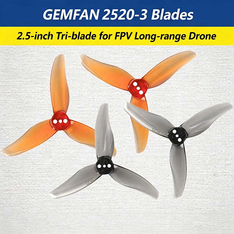 Śmigło Gemfan Hurricane 2520-3 – Drone Racing Propeller recenzja i cena