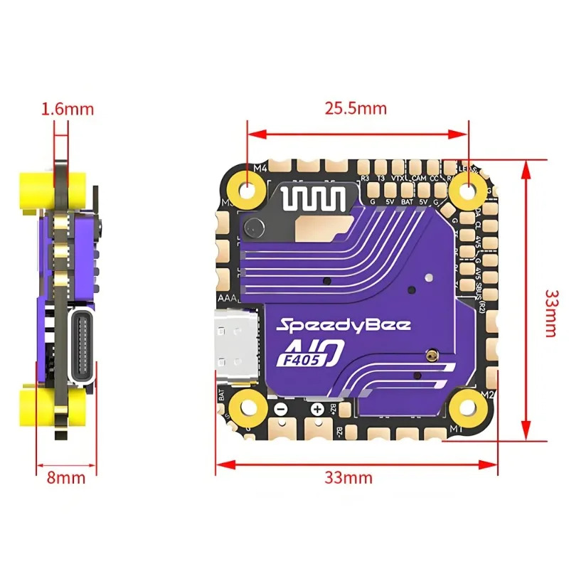 Kontroler lotu SpeedyBee F405  – Drone Racing Esc recenzja i cena